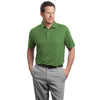 Red House Men's Vine Green Contrast Stitch Performance Pique Polo