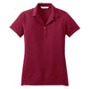 Red House Women's Bordeaux Red Contrast Stitch Performance Pique Polo