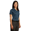 Red House Women's Insignia Blue Contrast Stitch Performance Pique Polo