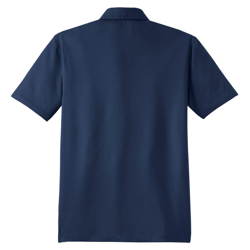 Red House Men's Dress Blue Navy Ottoman Performance Polo