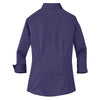 Red House Women's Dark Purple 3/4-Sleeve Nailhead Non-Iron Shirt