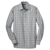 Red House Men's Black/Grey/White Tricolor Check Slim Fit Non-Iron Shirt