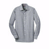 Red House Men's Dark Green/Navy/White Tricolor Check Slim Fit Non-Iron Shirt