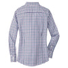Red House Women's Navy/Plum/White Tricolor Check Non-Iron Shirt