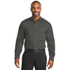 Red House Men's Grey Steel Non-Iron Twill Shirt