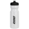 QNCH White/Black ACCONA 24 oz. PET Sports Bottle with Push/Pull Lid