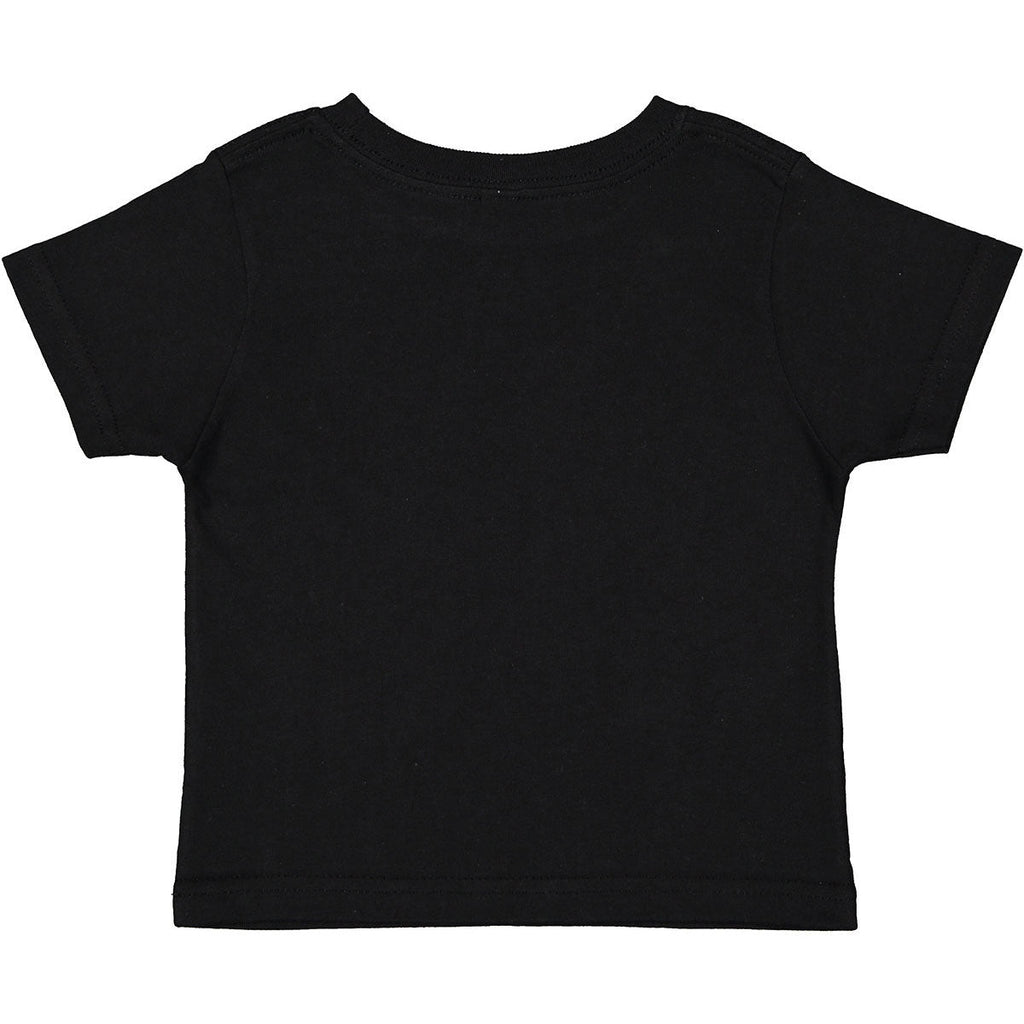 Rabbit Skins Toddler Black Cotton Jersey T-Shirt