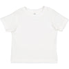 Rabbit Skins Toddler White Cotton Jersey T-Shirt