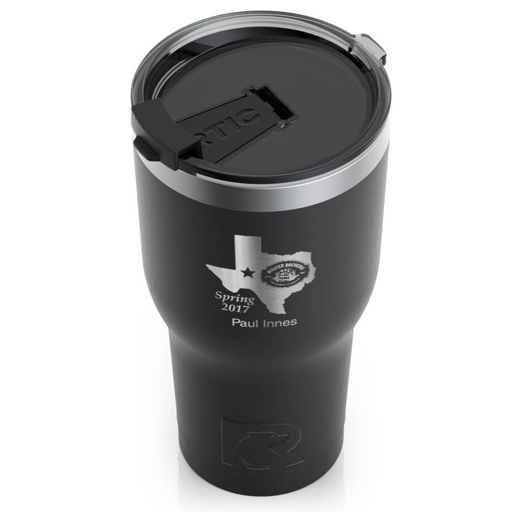RTIC 30 oz. Vacuum Insulated Stainless Steel Tumbler - Matte Navy, Black