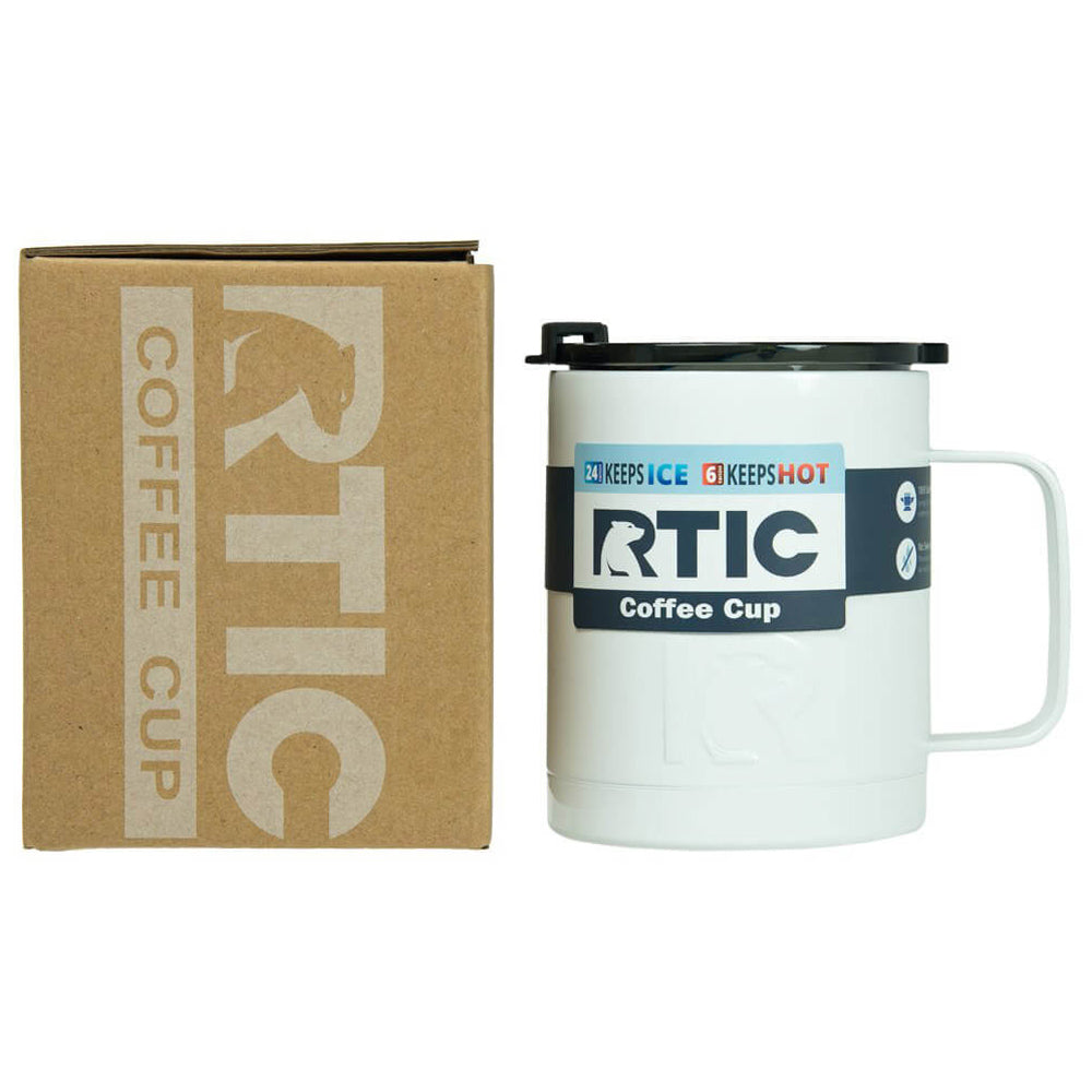 12oz Coffee Mug RTIC Tumbler Stainless Double Insulated 