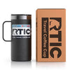 RTIC Black 16oz Travel Coffee Cup