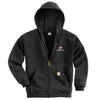 Growmark FS - Carhartt Men's Black Midweight Hooded Zip Front Sweatshirt