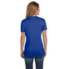 Hanes Women's Deep Royal 4.5 oz. 100% Ringspun Cotton nano-T V-Neck T-Shirt
