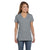 Hanes Women's Vintage Grey 4.5 oz. 100% Ringspun Cotton nano-T V-Neck T-Shirt