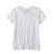 Hanes Women's White 4.5 oz. 100% Ringspun Cotton nano-T V-Neck T-Shirt