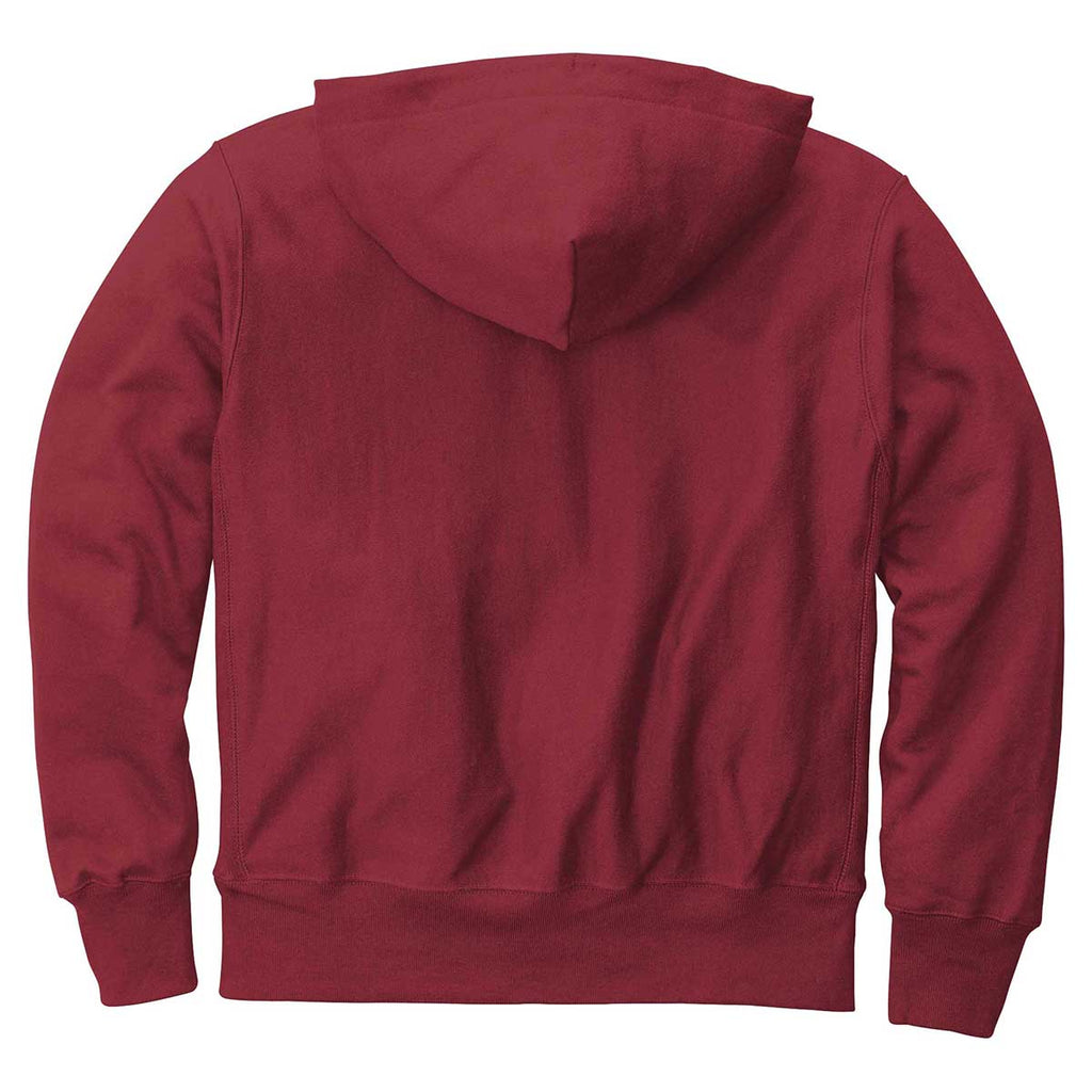 Champion Men's Cardinal Reverse Weave Hooded Sweatshirt
