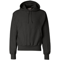 Champion Men's Black Reverse Weave 12-Ounce Pullover Hood