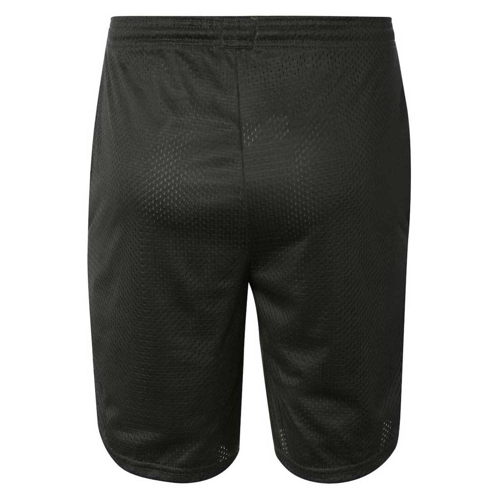 Champion Men's Black Polyester Mesh 9" Shorts with Pockets