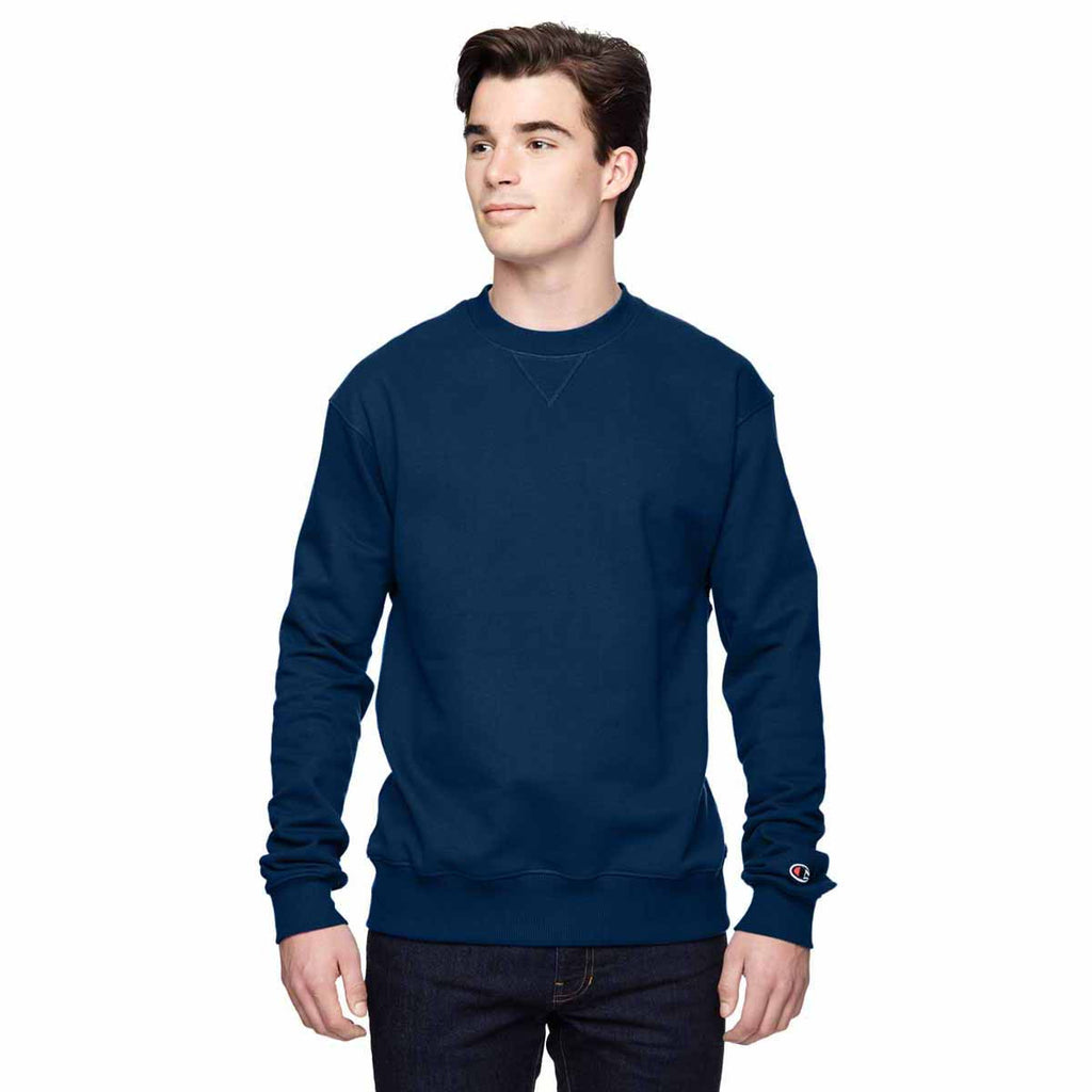 Champion Men's Sport Dark Navy for Team 365 Cotton Max 9.7Ounce Crew