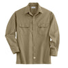Carhartt Men's Khaki Twill Long Sleeve Work Shirt