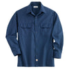 Carhartt Men's Navy Twill Long Sleeve Work Shirt