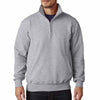 Champion Men's Light Steel Adult Double Dry Eco Quarter-Zip Pullover Fleece