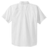 Port Authority Men's White Short Sleeve Easy Care, Soil Resistant Shirt