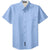 Port Authority Men's Light Blue/Light Stone Short Sleeve Easy Care Shirt