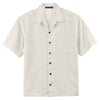 Port Authority Men's Ivory Easy Care Camp Shirt