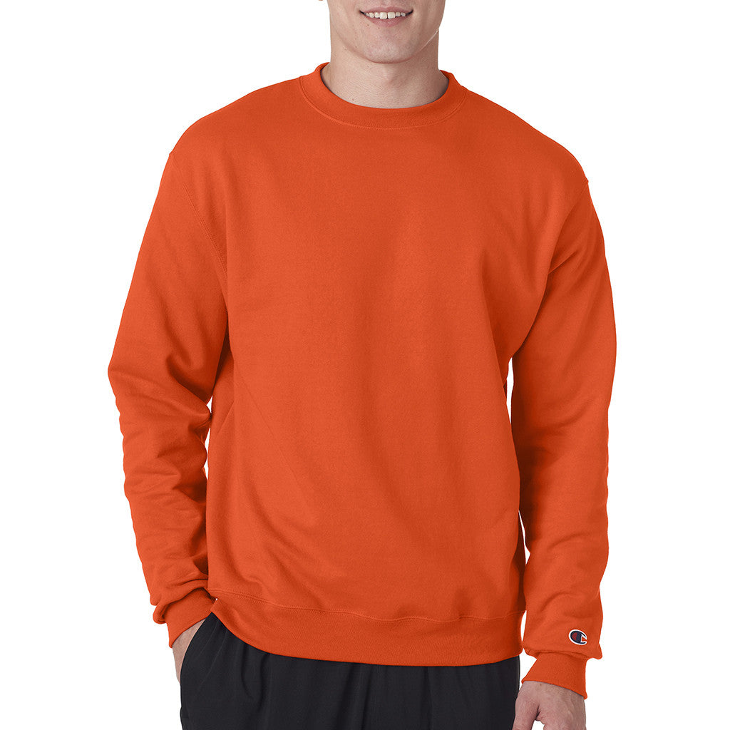 Men's Champion Orange Miami Hurricanes High Motor Pullover Sweatshirt
