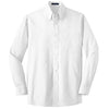 Port Authority Men's White L/S Value Poplin Shirt
