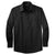 Port Authority Men's Black Tall Long Sleeve Non-Iron Twill Shirt