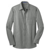 Port Authority Men's Charcoal Grey Chambray Shirt