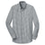 Port Authority Men's Black/Charcoal Long Sleeve Gingham Easy Care Shirt