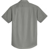 Port Authority Men's Monument Grey Short Sleeve SuperPro Twill Shirt