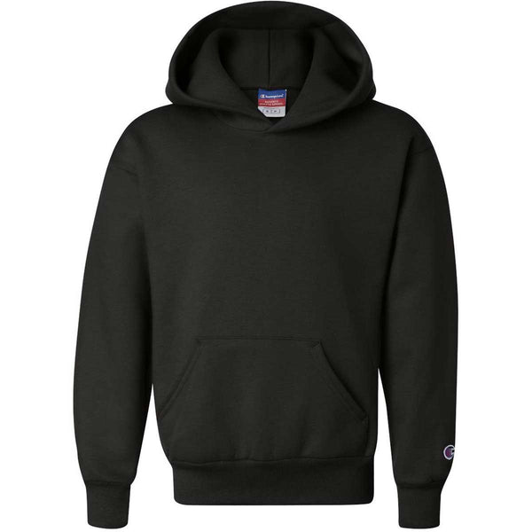 Made In USA Pullover Hoodie – 9.5 Oz Heavyweight Cotton Blend, Charcoal, Front Pocket, Double-Lined Hood - View #2
