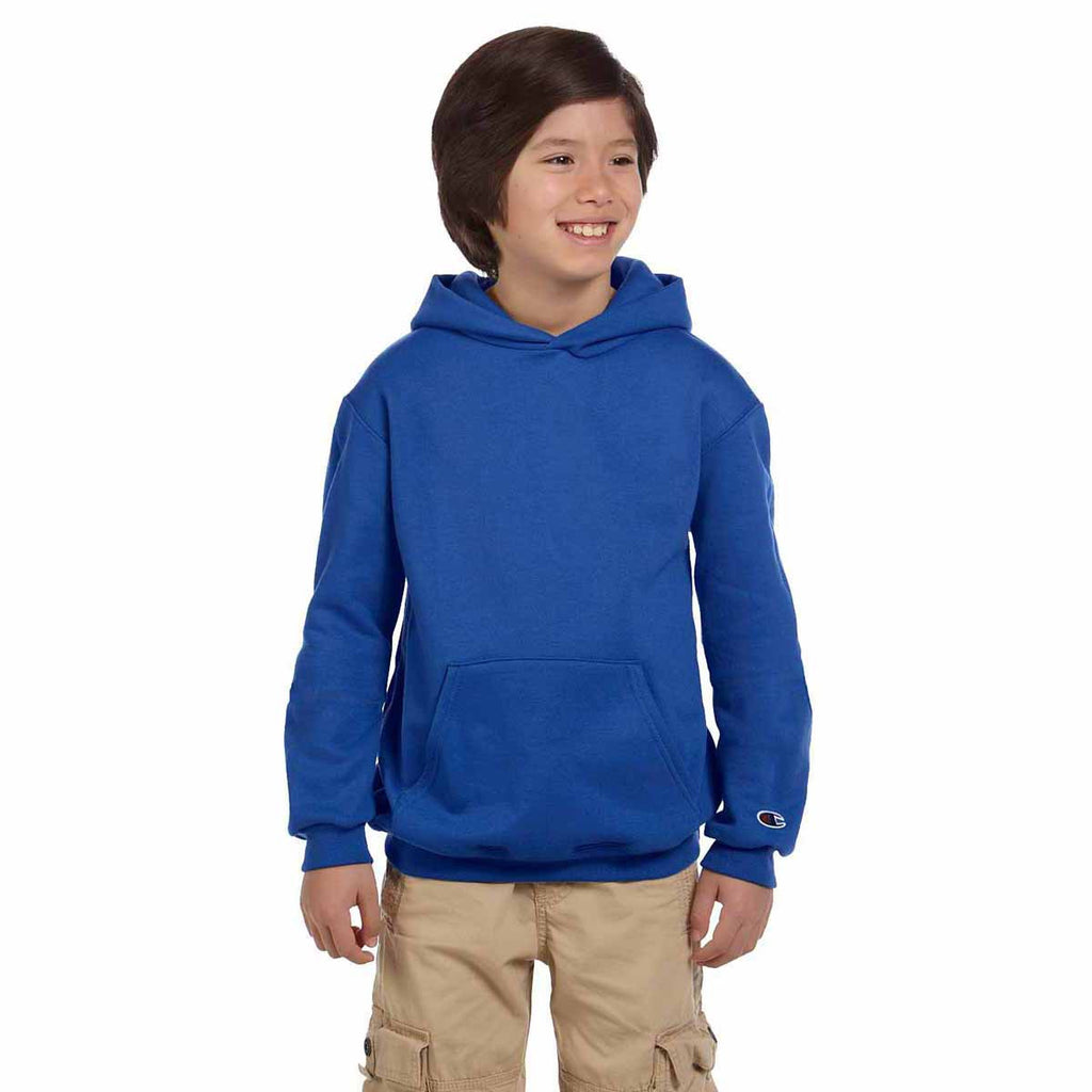 Champion Youth Royal Blue Eco 9-Ounce Pullover Hood