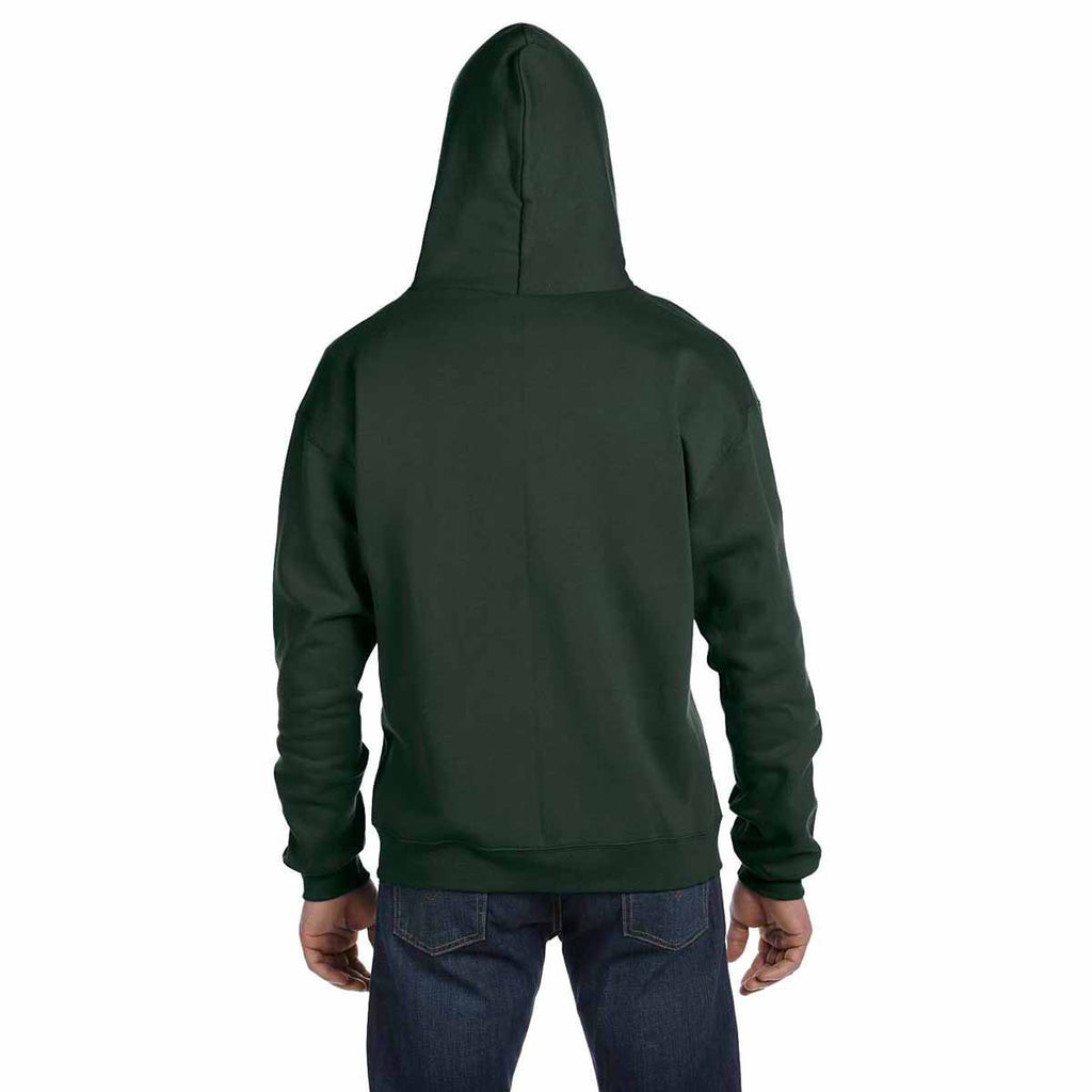 Champion Men's Dark Green Eco 9-Ounce Full Zip Hood