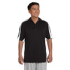 Russell Athletic Men's Black/White Team Game Day Polo