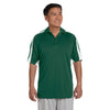 Russell Athletic Men's Dark Green/White Team Game Day Polo