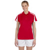 Russell Athletic Women's True Red/White Team Game Day Polo