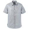 Stormtech Men's Zinc/White Skeena Short Sleeve Shirt
