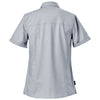 Stormtech Women's Zinc/White Skeena Short Sleeve Shirt