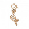 Carolee Gold Over Sterling Silver Tennis Racquet Charm