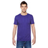Fruit of the Loom Men's Purple 4.7 oz. Sofspun Jersey Crew T-Shirt