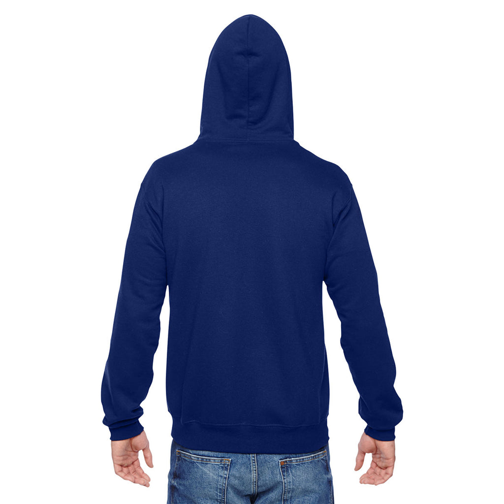 Fruit of the Loom Men's Admiral Blue 7.2 oz SofSpun Full-Zip Hooded Sweatshirt