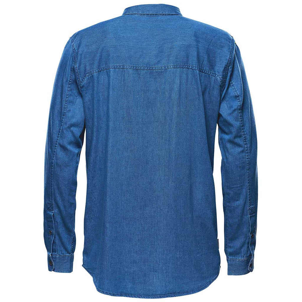 Stormtech Men's Light Denim Blueridge Denim Shirt