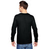 Fruit of the Loom Men's Black 4.7 oz. Sofspun Jersey Long-Sleeve T-Shirt