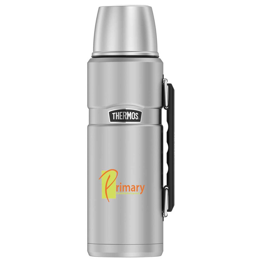 Thermos Matte Stainless 40 oz Stainless King Beverage Bottle