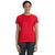 Hanes Women's Athletic Red 4.5 oz. 100% Ringspun Cotton nano-T T-Shirt